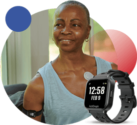 Participant Wearing ActiGraph LEAP and Vital Patch